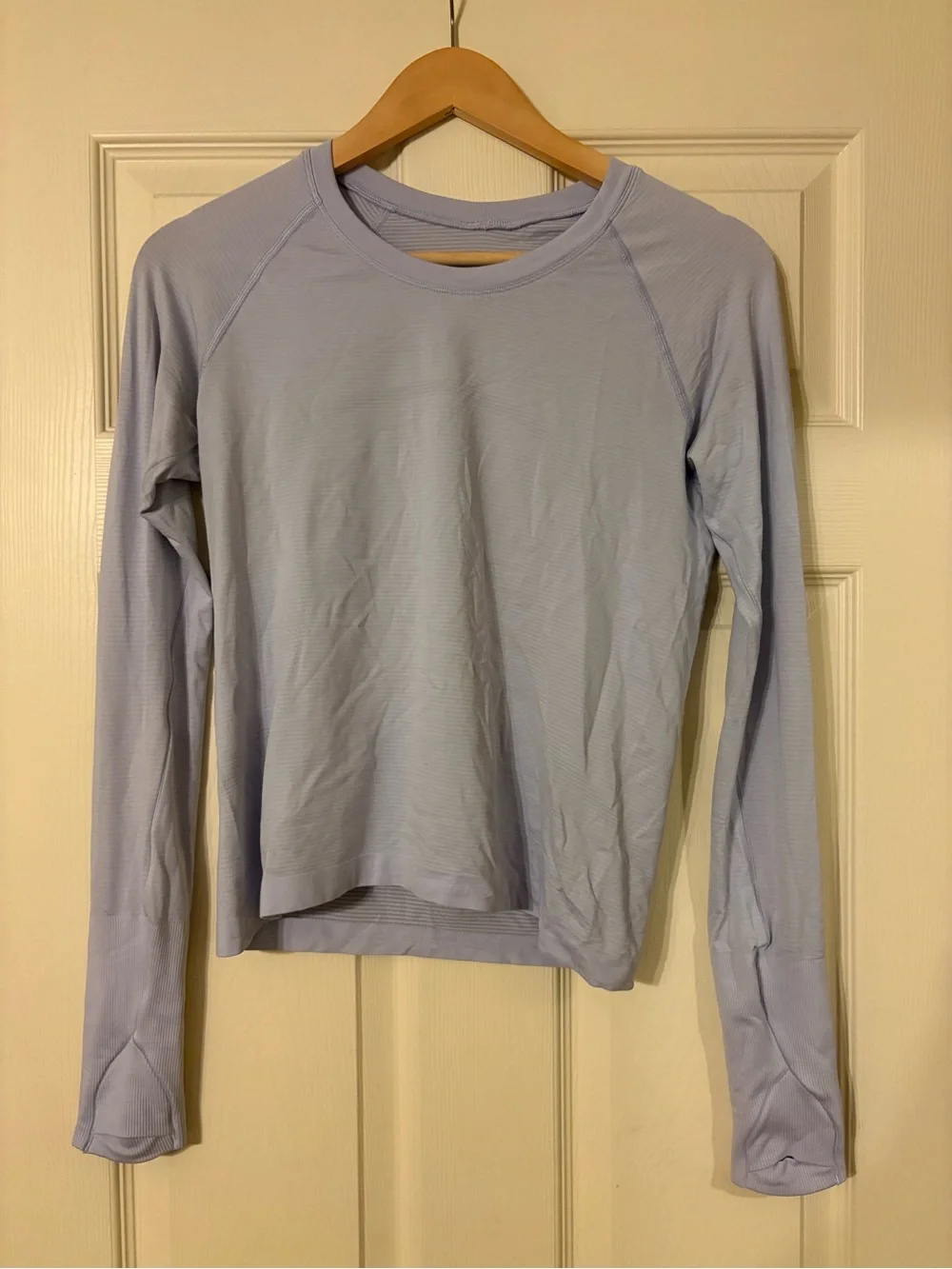 Lululemon Women's Long Sleeve Crew Neck Top - Light Lavender